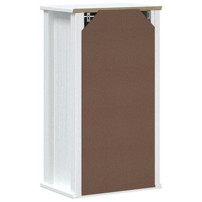 Nástěnná Koupelnová Skříňka Berg 40X27X71,5 Cm Borovice Bílá