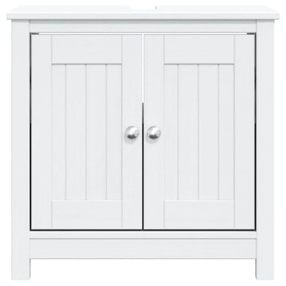 Umyvadlová Skříňka Berg 60X34X59 Cm Masivní Borové Dřevo