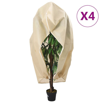 Ochranné Návleky Na Rostliny Na Zip 10 Ks 70 G/M² 3,93 X 3,5 M Béžová