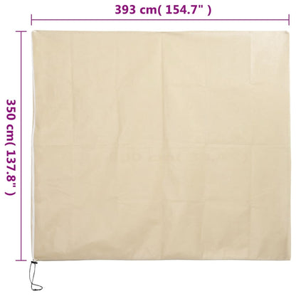 Ochranné Návleky Na Rostliny Na Zip 10 Ks 70 G/M² 3,93 X 3,5 M Béžová