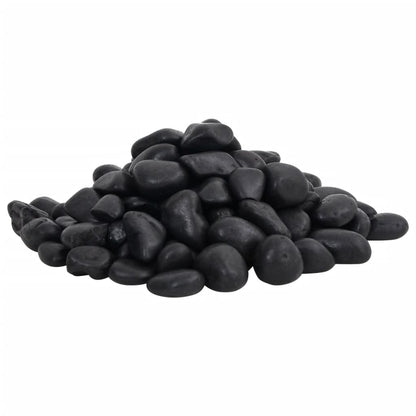 Leštěné Oblázky 10 Kg Černé 2–5 Cm