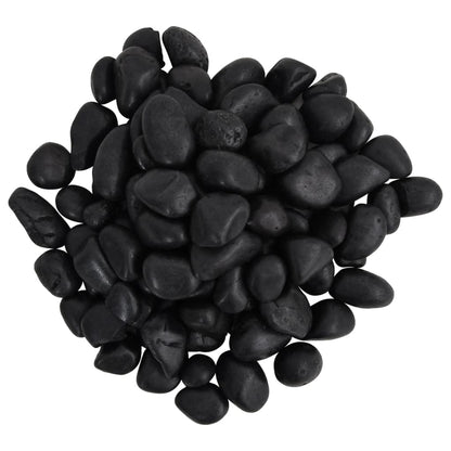 Leštěné Oblázky 10 Kg Černé 2–5 Cm