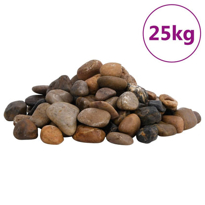 Leštěné Oblázky 25 Kg Mix Barev 5–8 Cm