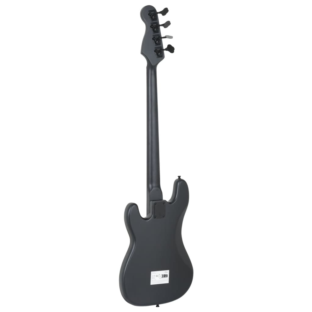 Elektrická Baskytara Pro Začátečníky S Obalem Černá 4/4 46"