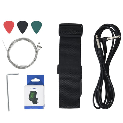 Elektrická Kytara Pro Děti S Obalem Hnědá A Černá 3/4 30&quot;