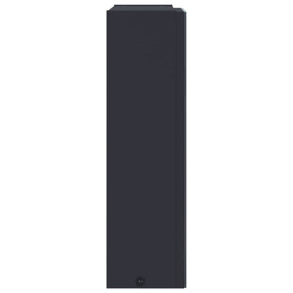 Koupelnová Zrcadlová Skříňka S Led Osvětlením Šedá