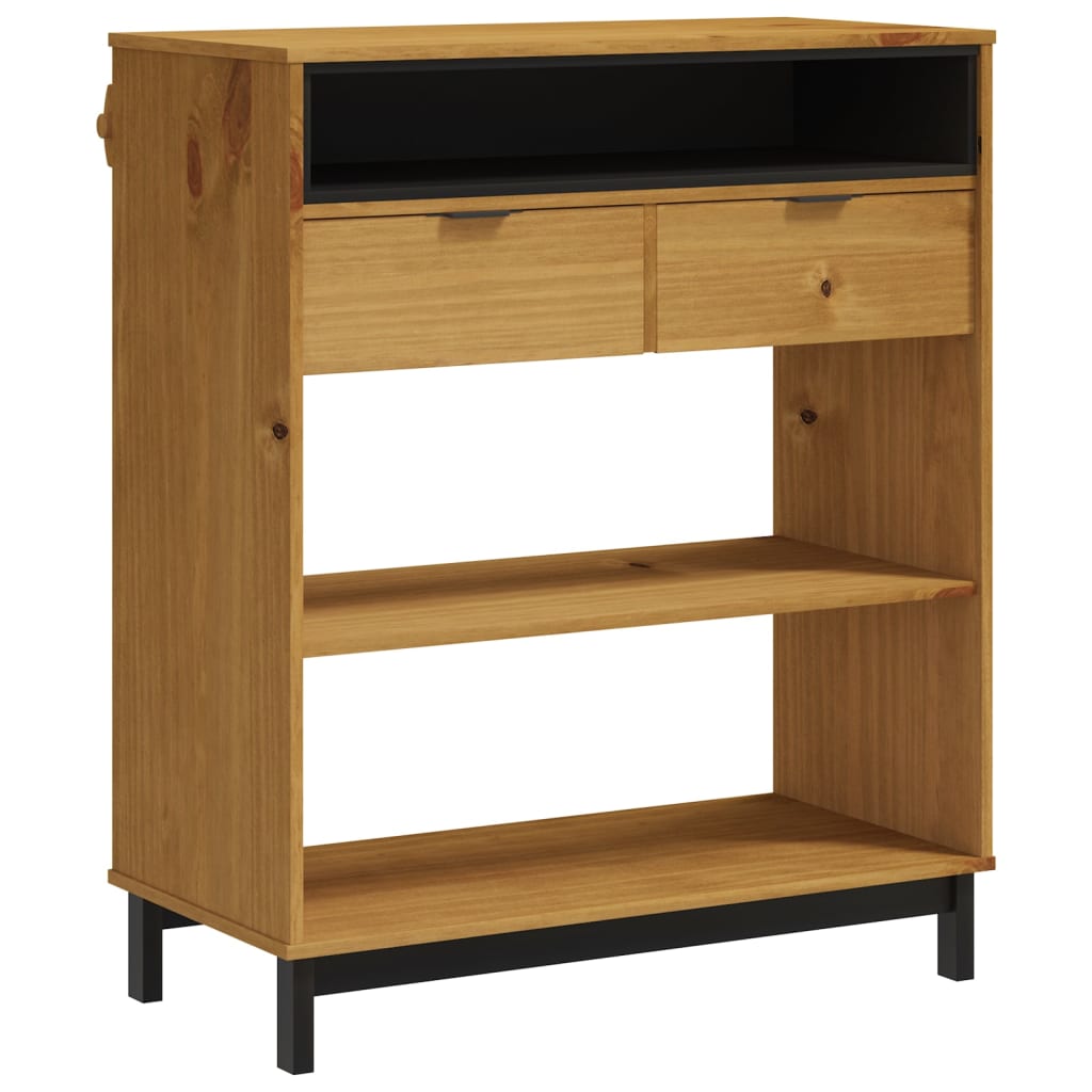 Barový Stůl Flam 92 X 45 X 110 Cm Masivní Borové Dřevo Přírodní