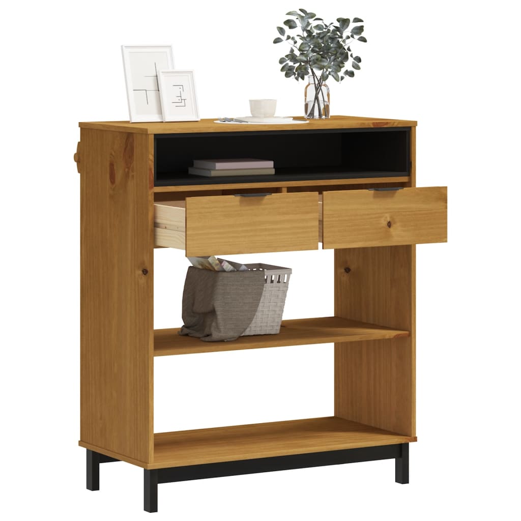 Barový Stůl Flam 92 X 45 X 110 Cm Masivní Borové Dřevo Přírodní