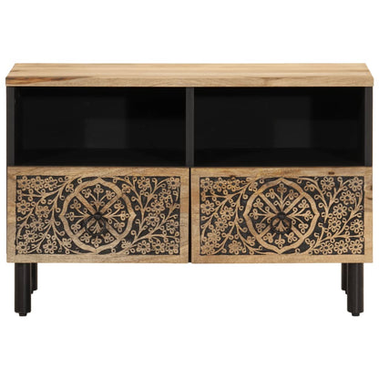Tv Skříňka 70 X 33 X 46 Cm Masivní Mangovníkové Dřevo