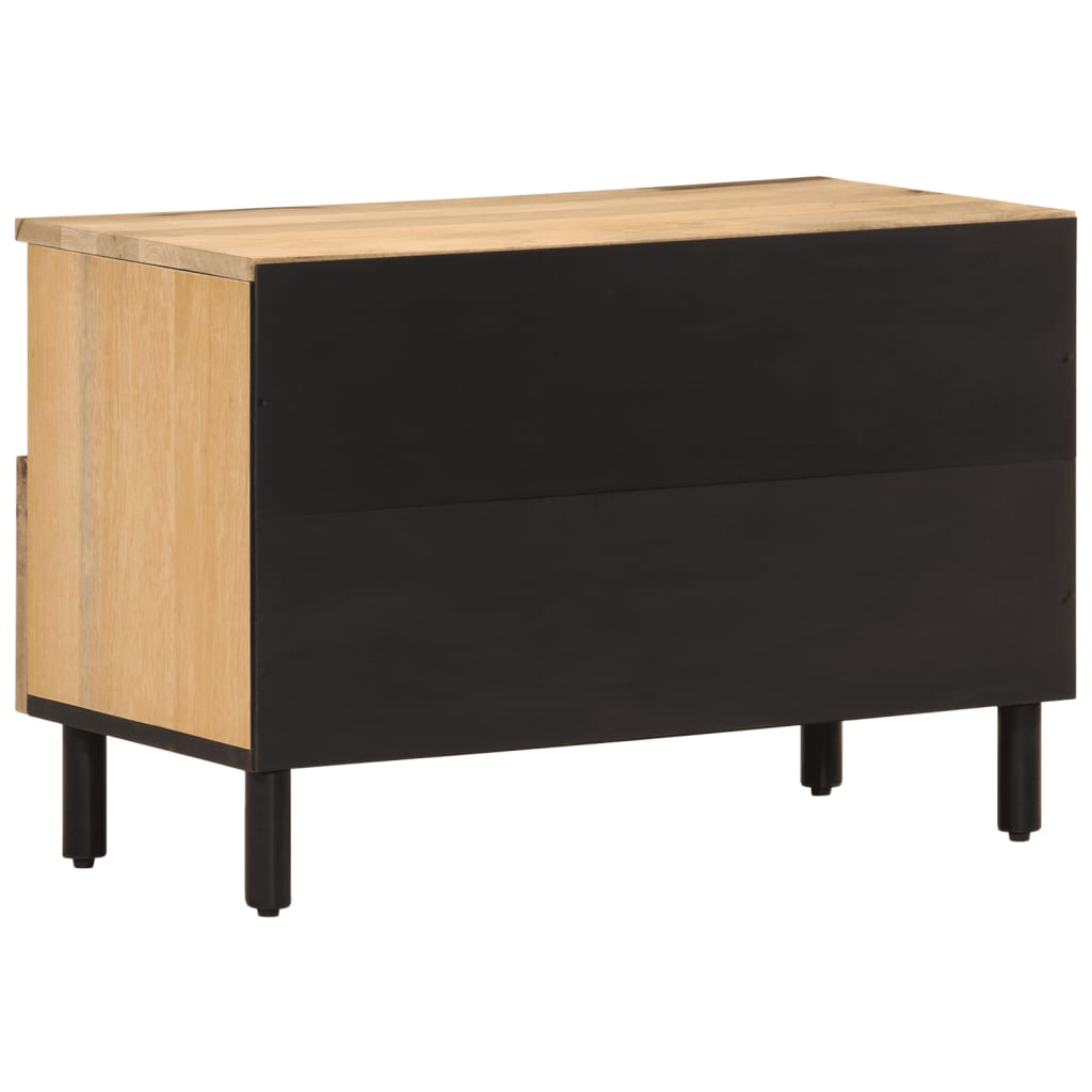 Tv Skříňka 70 X 33 X 46 Cm Masivní Mangovníkové Dřevo