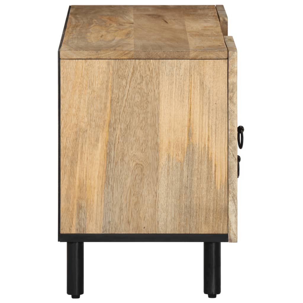 Tv Skříňka 105X33X46 Cm Masivní Mangovníkové Dřevo