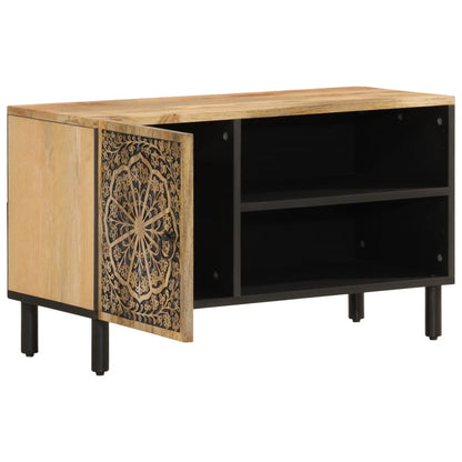 Tv Skříňka 80 X 31 X 46 Cm Masivní Mangovníkové Dřevo