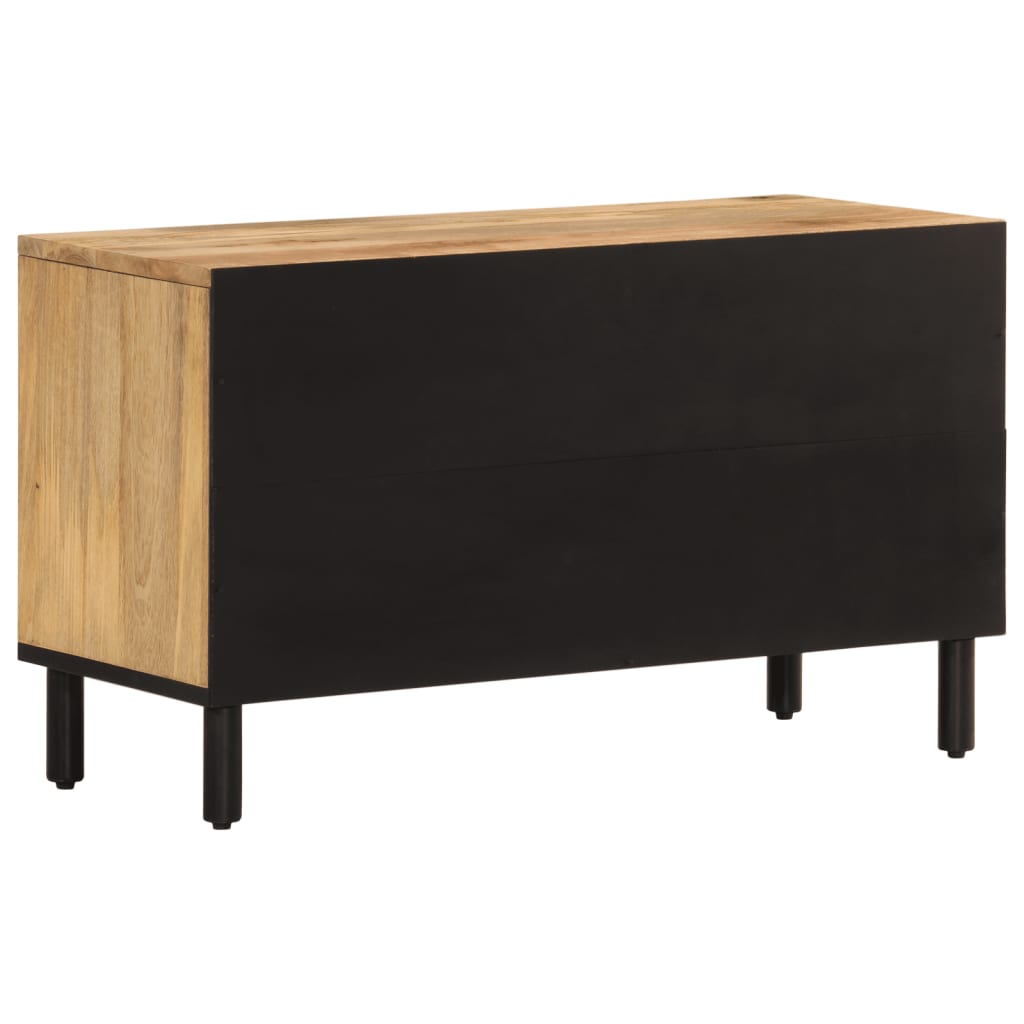 Tv Skříňka 80 X 31 X 46 Cm Masivní Mangovníkové Dřevo
