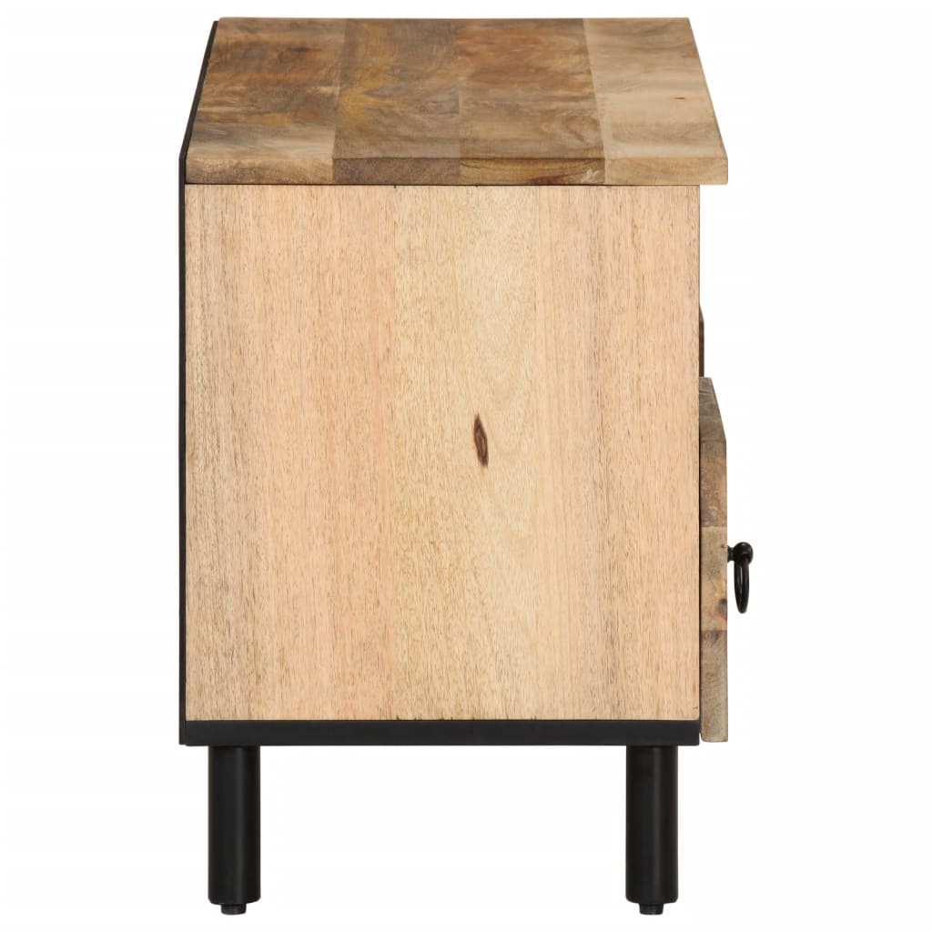 Tv Skříňka 100 X 33 X 46 Cm Masivní Mangovníkové Dřevo