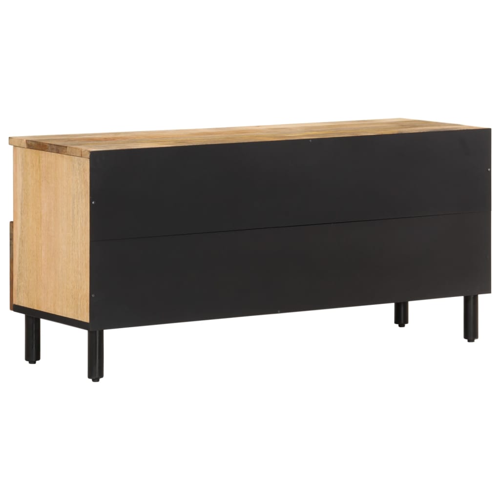 Tv Skříňka 100 X 33 X 46 Cm Masivní Mangovníkové Dřevo