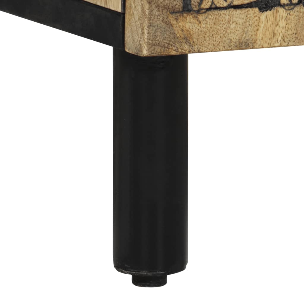 Koupelnová Skříňka Pod Umyvadlo 62X33X58 Cm Masivní Mangovník