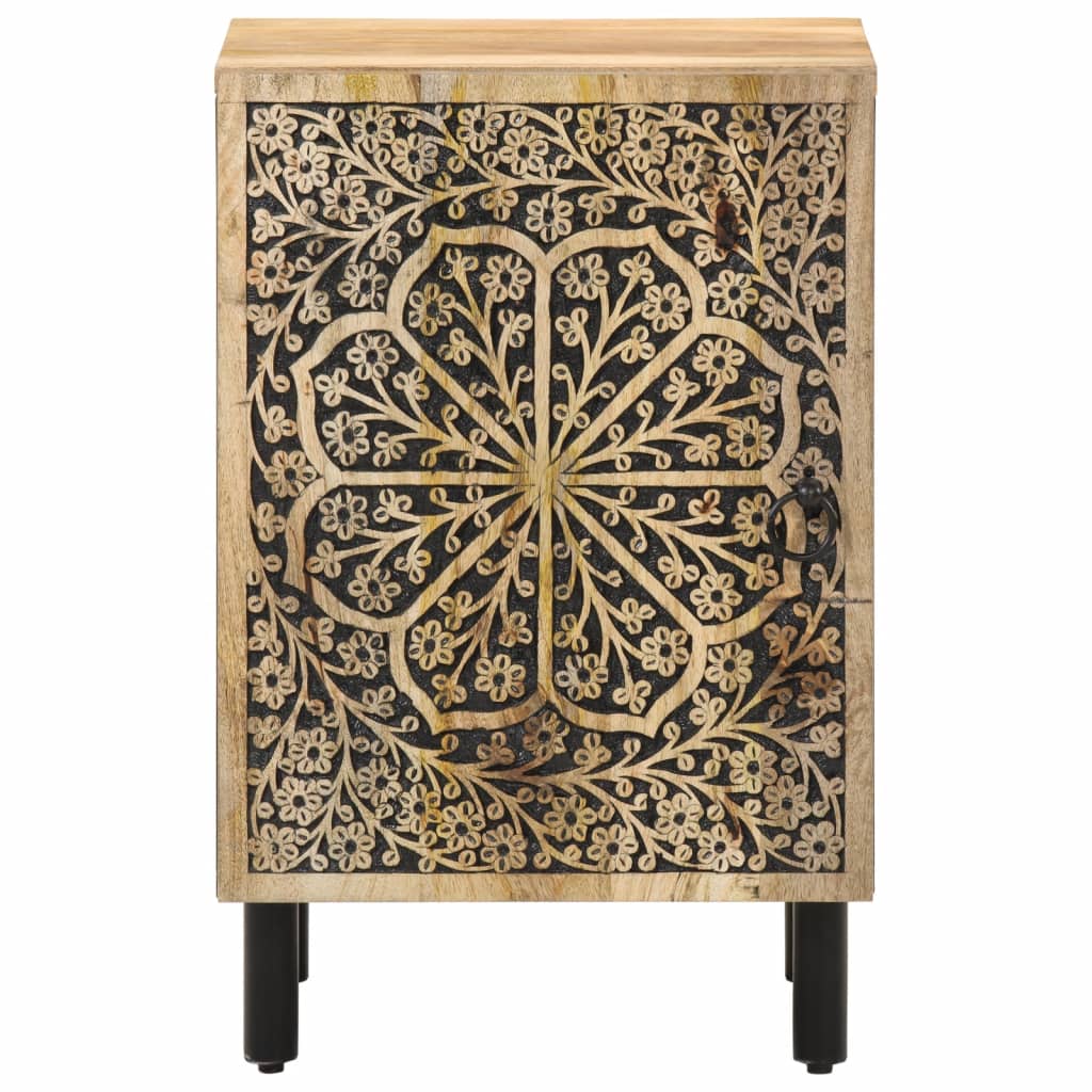 Koupelnová Skříňka 38 X 33 X 58 Cm Masivní Mangovníkové Dřevo