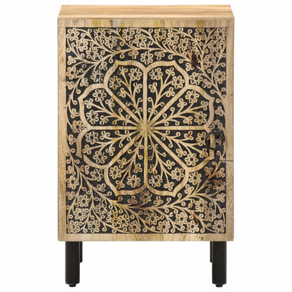 Koupelnová Skříňka 38 X 33 X 58 Cm Masivní Mangovníkové Dřevo