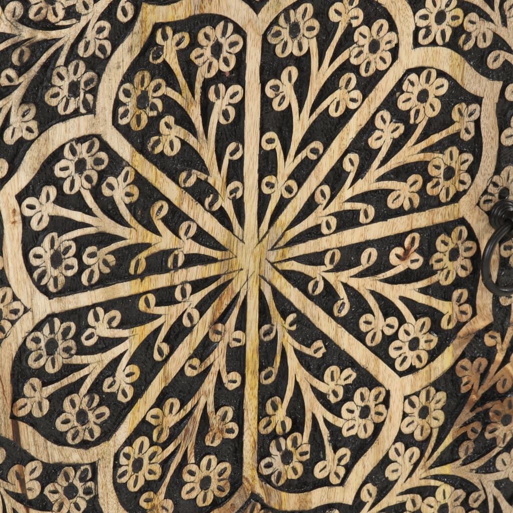 Koupelnová Skříňka 38 X 33 X 58 Cm Masivní Mangovníkové Dřevo