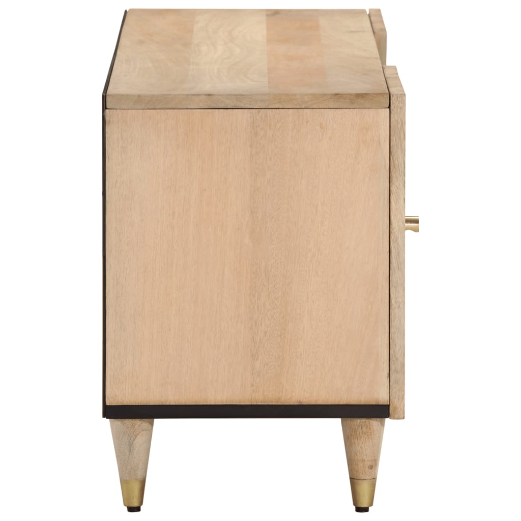 Tv Skříňka 105X33X46 Cm Masivní Mangovníkové Dřevo
