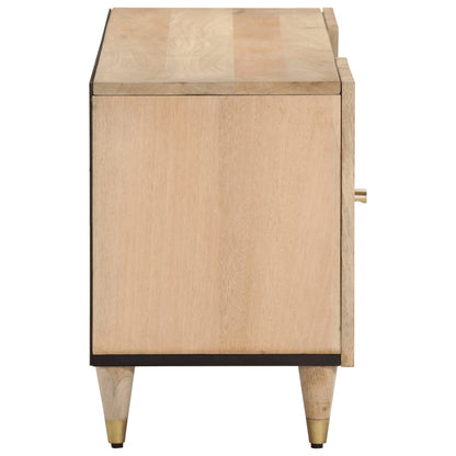 Tv Skříňka 105X33X46 Cm Masivní Mangovníkové Dřevo