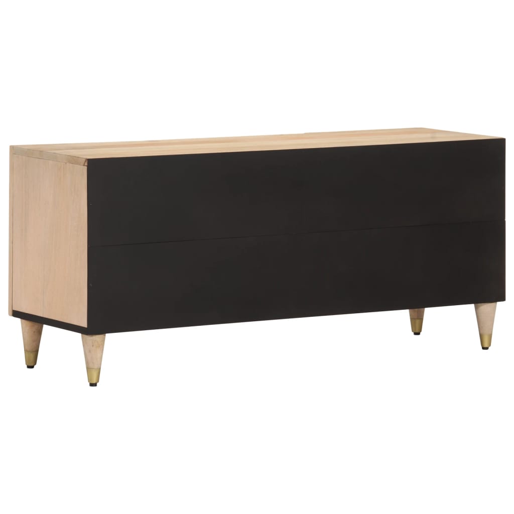Tv Skříňka 105X33X46 Cm Masivní Mangovníkové Dřevo