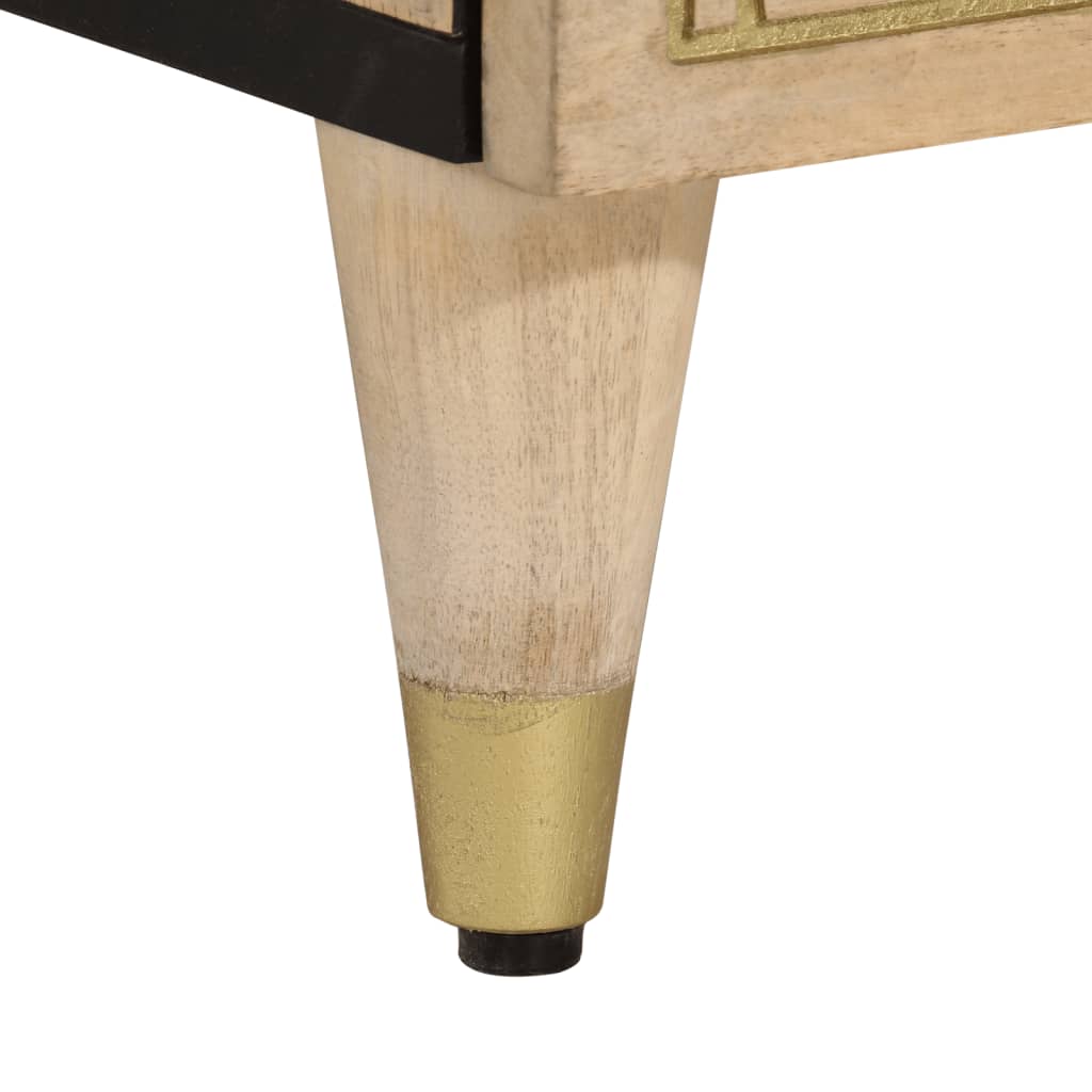 Tv Skříňka 105X33X46 Cm Masivní Mangovníkové Dřevo