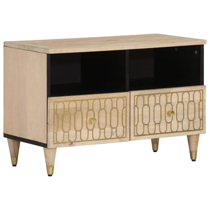 Tv Skříňka 70 X 33 X 46 Cm Masivní Mangovníkové Dřevo