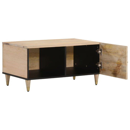 Konferenční Stolek 80 X 50 X 40 Cm Masivní Mangovníkové Dřevo