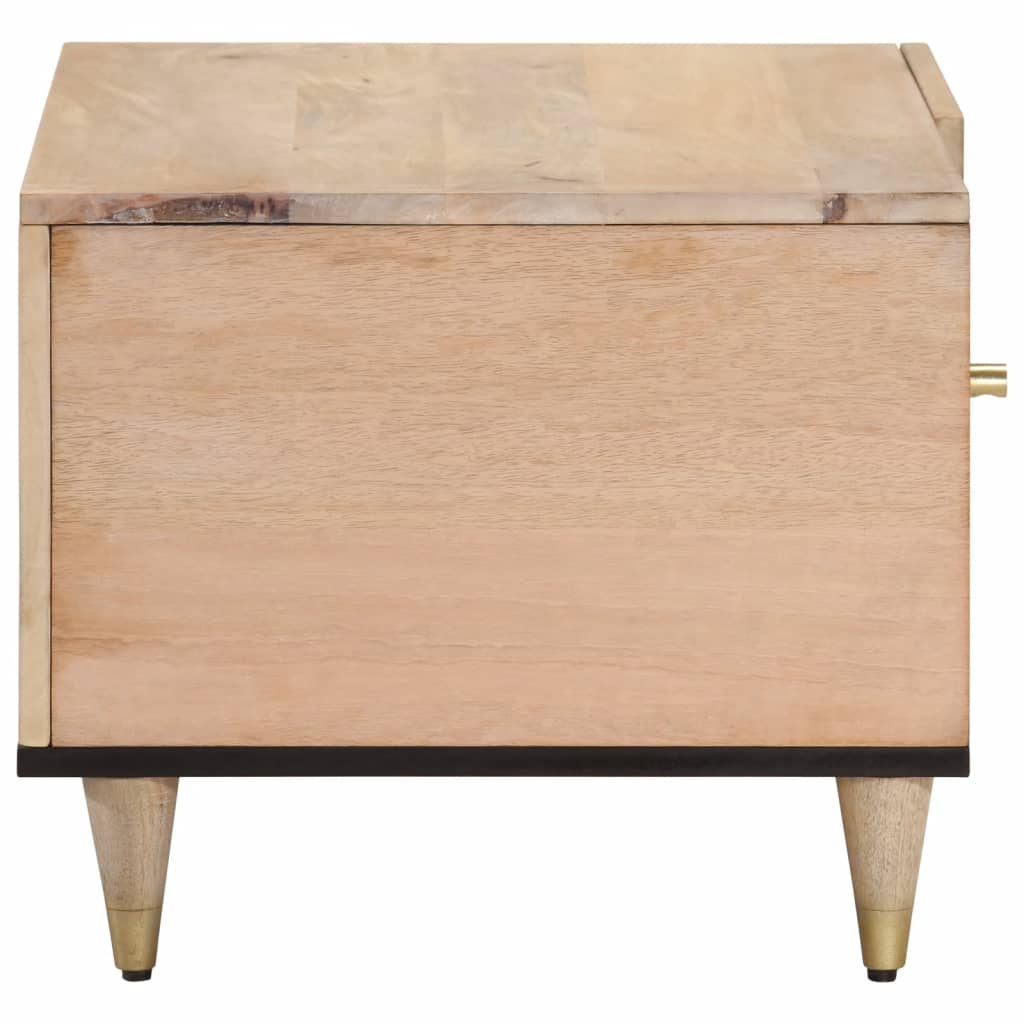 Konferenční Stolek 80 X 50 X 40 Cm Masivní Mangovníkové Dřevo
