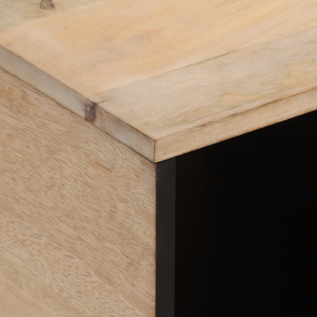 Konferenční Stolek 80 X 50 X 40 Cm Masivní Mangovníkové Dřevo