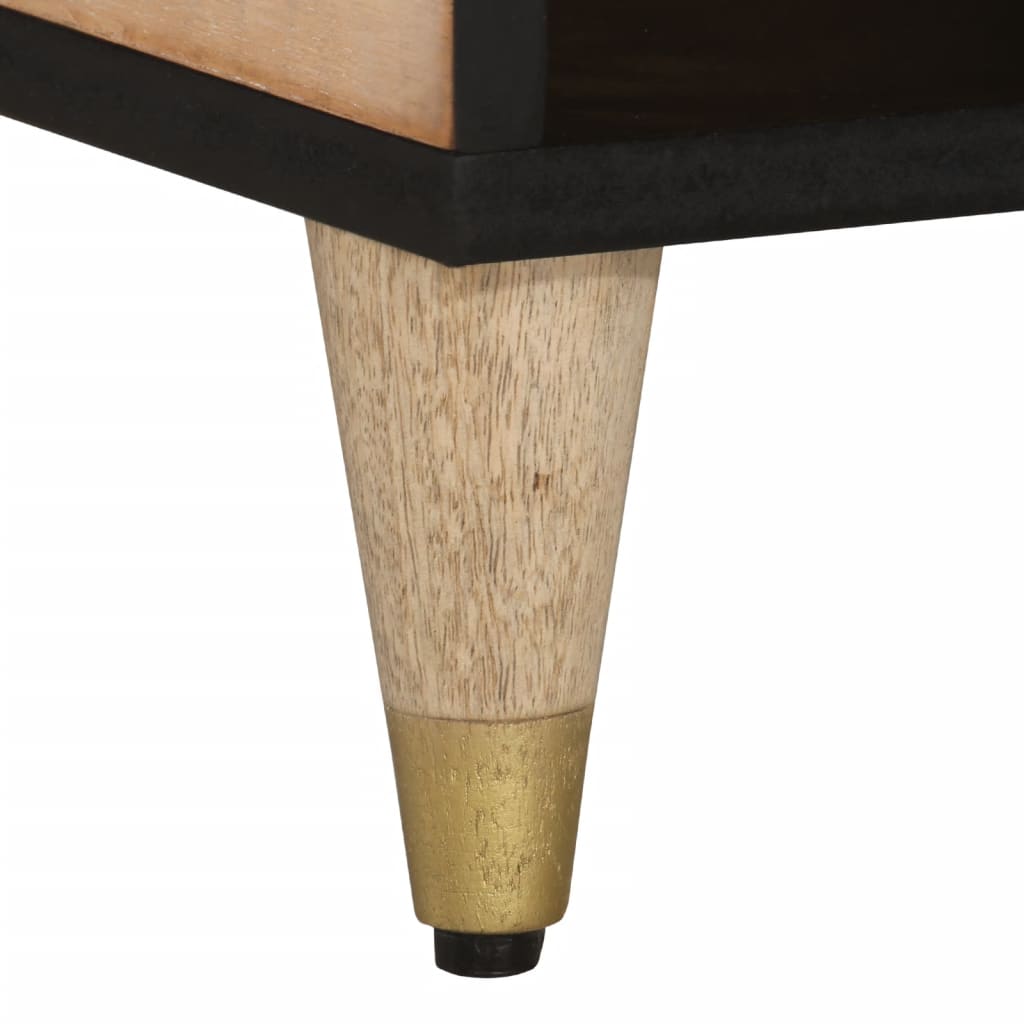 Konferenční Stolek 80 X 50 X 40 Cm Masivní Mangovníkové Dřevo