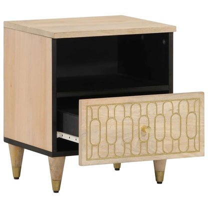 Noční Stolky 2 Ks 40 X 33 X 46 Cm Masivní Mangovníkové Dřevo