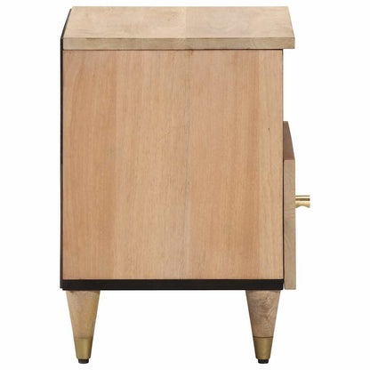 Noční Stolky 2 Ks 40 X 33 X 46 Cm Masivní Mangovníkové Dřevo