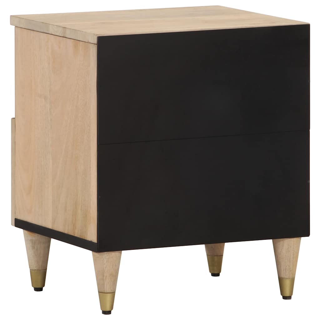 Noční Stolky 2 Ks 40 X 33 X 46 Cm Masivní Mangovníkové Dřevo