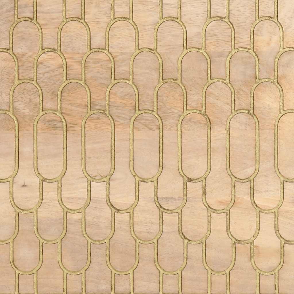 Noční Stolky 2 Ks 40 X 33 X 46 Cm Masivní Mangovníkové Dřevo
