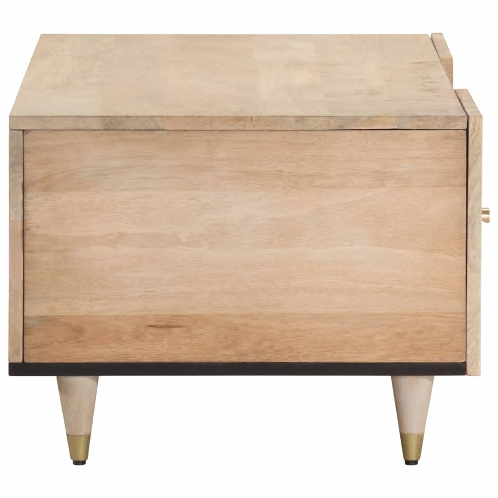Konferenční Stolek 100 X 54 X 40 Cm Masivní Mangovníkové Dřevo