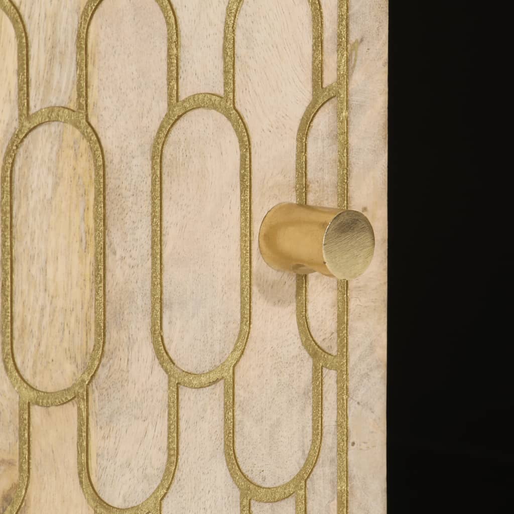 Konferenční Stolek 100 X 54 X 40 Cm Masivní Mangovníkové Dřevo