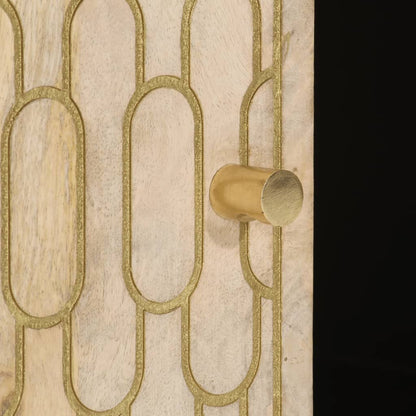 Konferenční Stolek 100 X 54 X 40 Cm Masivní Mangovníkové Dřevo