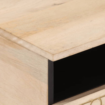 Konferenční Stolek 80 X 54 X 40 Cm Masivní Mangovníkové Dřevo
