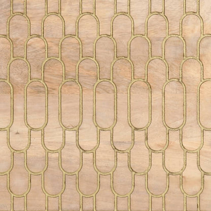 Konferenční Stolek 80 X 54 X 40 Cm Masivní Mangovníkové Dřevo