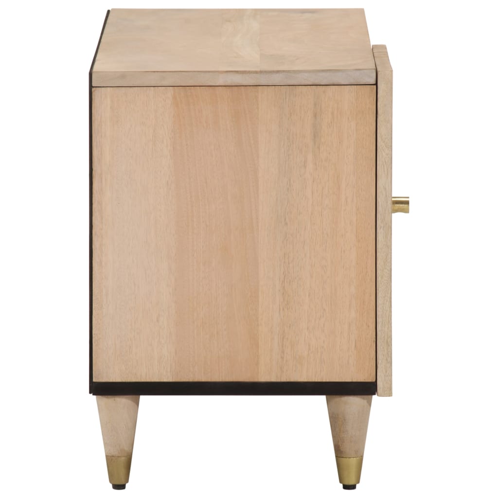 Tv Skříňka 80 X 31 X 46 Cm Masivní Mangovníkové Dřevo