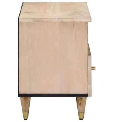 Tv Skříňka 80 X 33 X 46 Cm Masivní Mangovníkové Dřevo