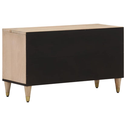 Tv Skříňka 80 X 33 X 46 Cm Masivní Mangovníkové Dřevo