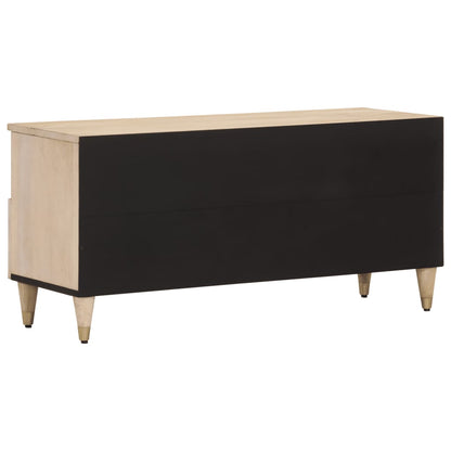 Tv Skříňka 100 X 33 X 46 Cm Masivní Mangovníkové Dřevo
