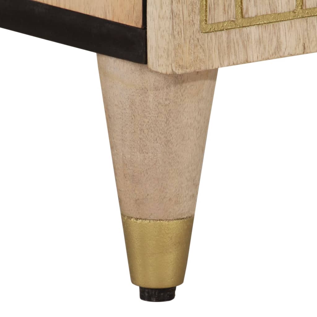 Tv Skříňka 100 X 33 X 46 Cm Masivní Mangovníkové Dřevo