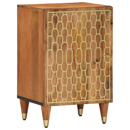 Koupelnová Skříňka 38 X 33 X 58 Cm Masivní Mangovníkové Dřevo