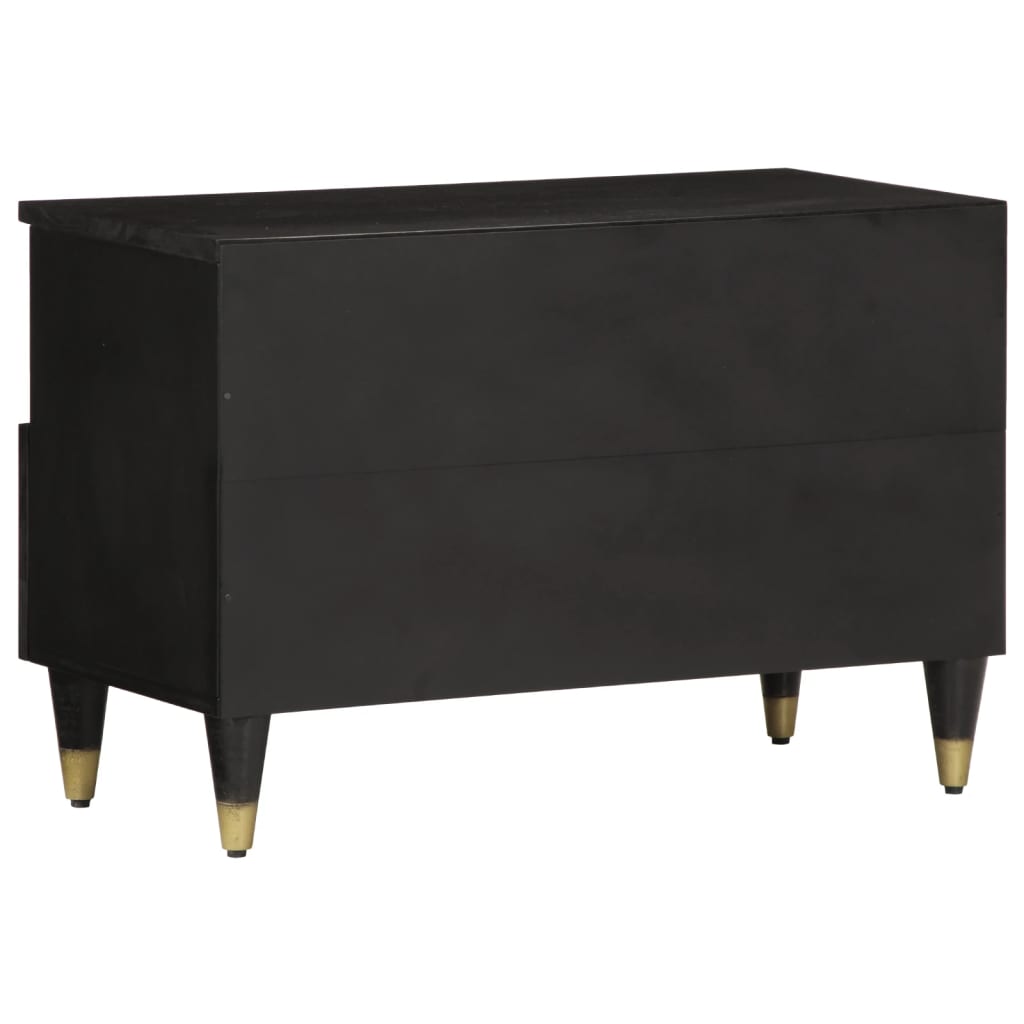 Tv Skříňka 70 X 33 X 46 Cm Masivní Mangovníkové Dřevo