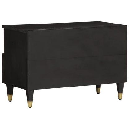 Tv Skříňka 70 X 33 X 46 Cm Masivní Mangovníkové Dřevo
