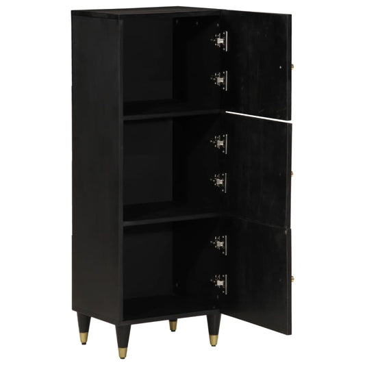 Skříň Highboard 40 X 33 X 110 Cm Masivní Mangovníkové Dřevo